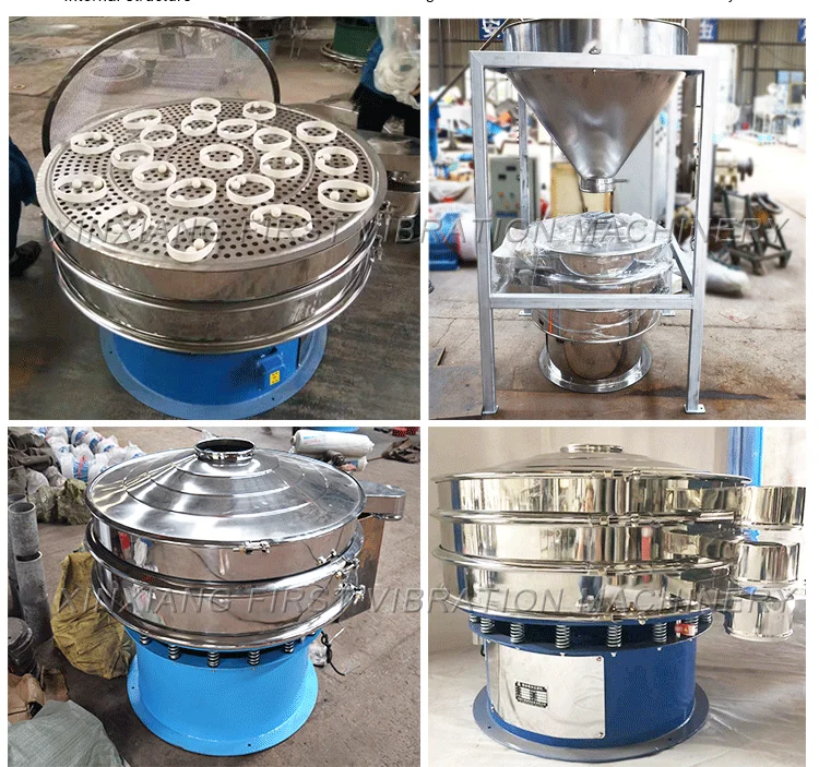maize starch corn starch rotary vibrating sieve grader machine