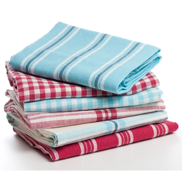 Professional manufacturers of colorful promotional  kitchen towels  Check Design Organic Cotton Kitchen Dish Towel