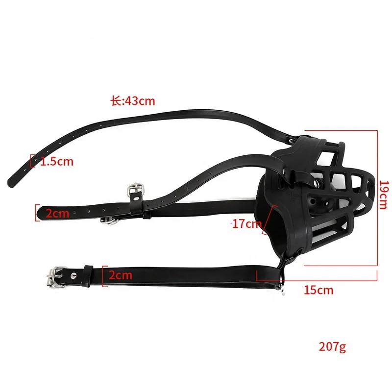 MOGLOVERS Bondage sm кожаный регулируемый чехол для собак эротические игрушки с намордником