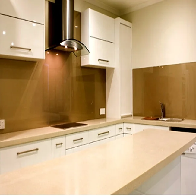 5mm 6mm toughened tempered silkscreen color glass kitchen glass splashback