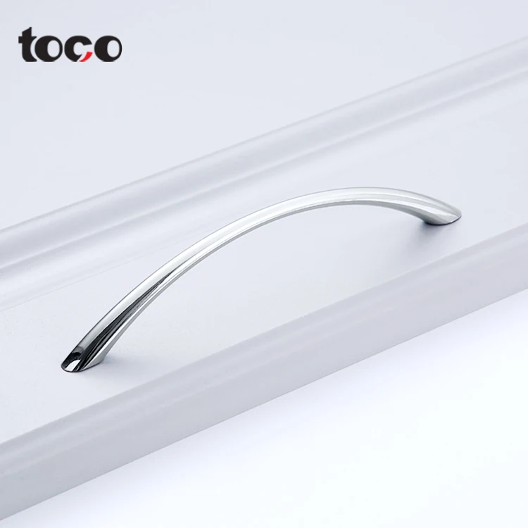 toco zinc alloy door brushed nickel cabinet handle door knobs cupboard shell handle for furniture cabinet