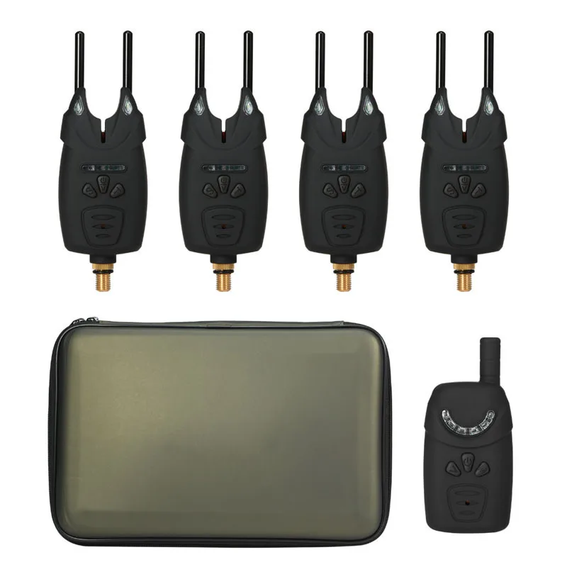 Hot Selling Sensitivity Control Wireless Digital Led Fishing Bite Alarm Waterproof Fishing Alarm Carp Fishing Terminal Tackle