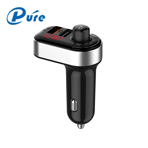 Hot sale Hands-free Car Mp3 Player BT Car Kit  Mp3 Player Fm Transmitter with 2 USB Charger factory price