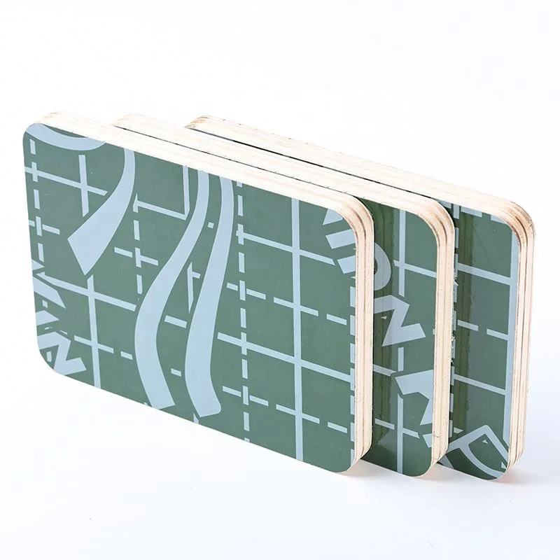 Green Pp Plywood Laminate Sheet Plywood Film Faced Plywood For Construction