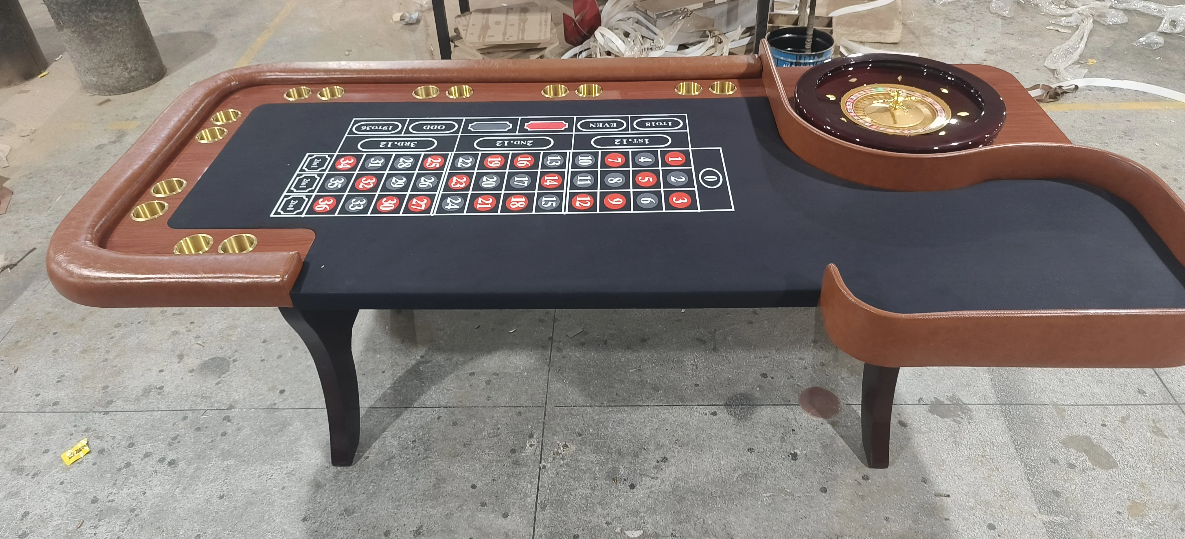 Roulette Table Luxury Gambling Poker Tables Casino Game Professional Table Custom