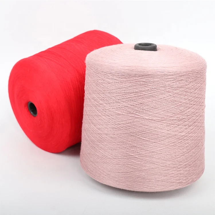 
High Quality Elastic Cotton-liked Yarn 28 Polyester 72 Viscose Core Spun Yarn Blended Yarn 