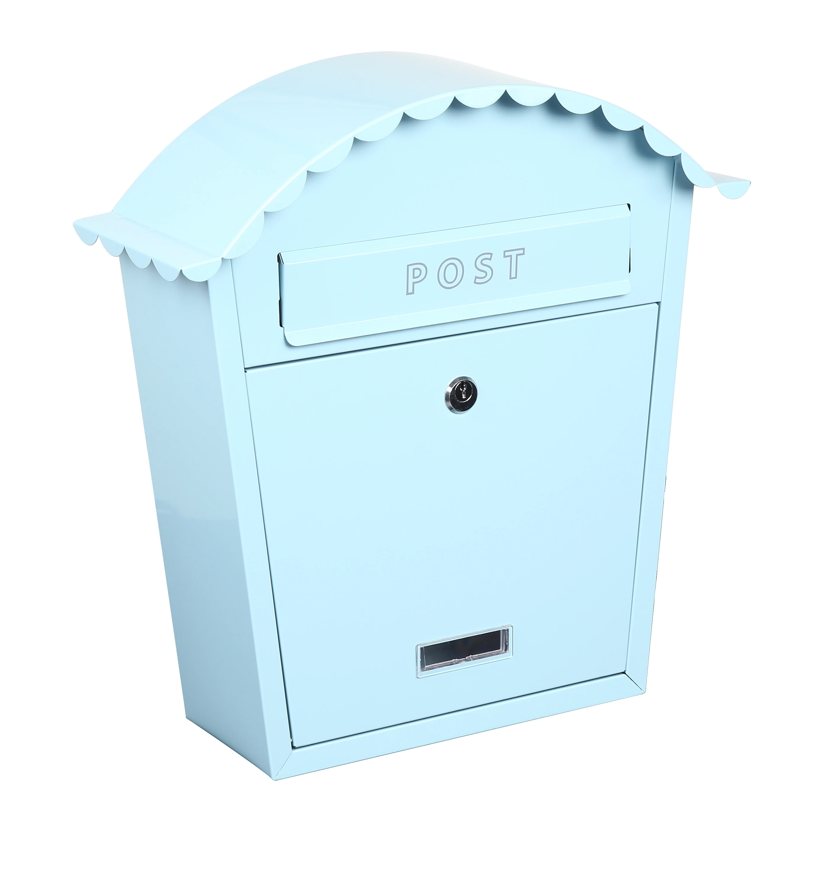 euro modern color customized metal outdoor wall mounted mailbox china big cheap steel mailbox