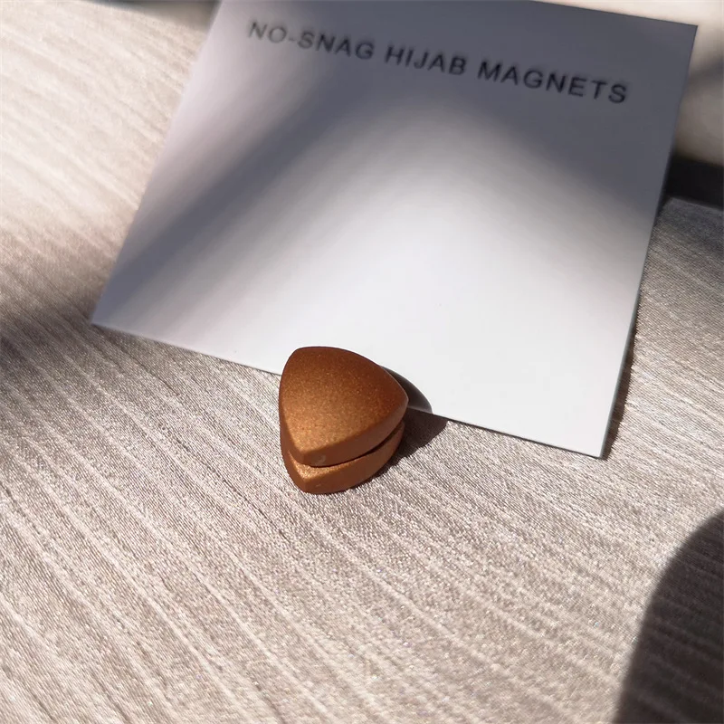New arrival Custom Made Logo Magnetic Pins For Muslim Women Hijab Wear Magnetic Brooches