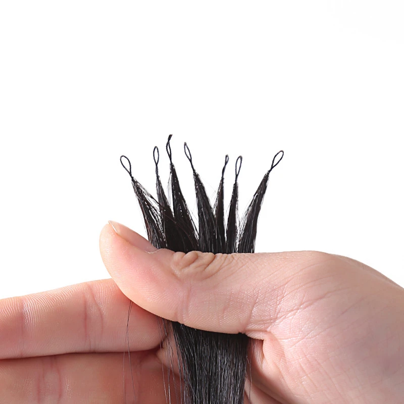 New Product Feathering Hair Extensions Invisible Double Drawn High Quality 100% Human Hair Feathering Hair Extension