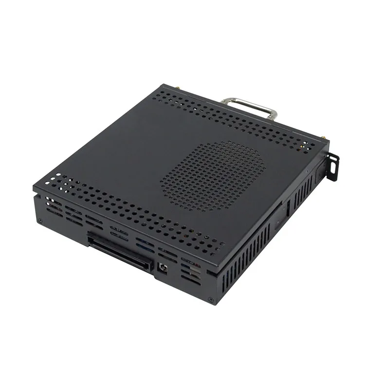 Qinglian Shenzhen Wholesale Small X86 Linux Fanless Mini Computer PC Nettop Pfsense Industrial PC OPS Computer