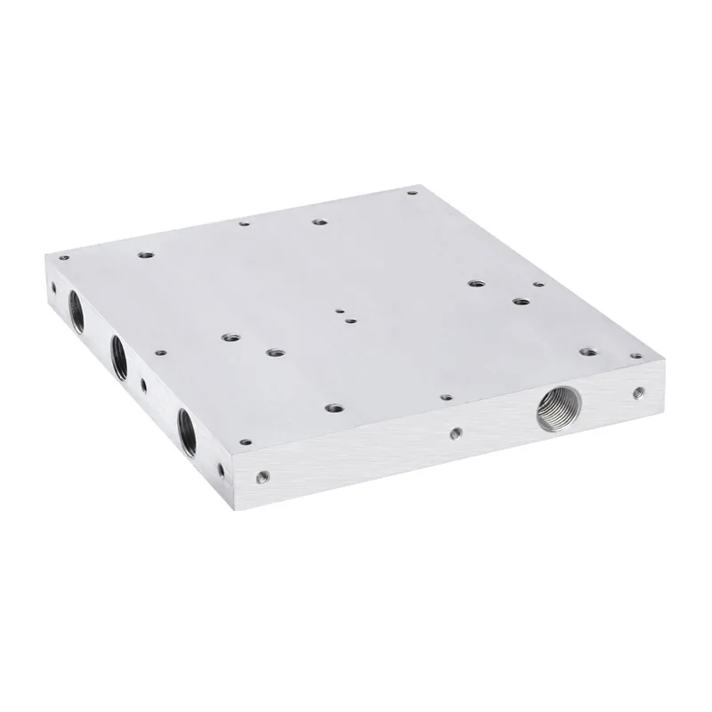 Water cool electronic radiator electromagnetic frequency conversion aluminum profile alloy cold plate CNC custom heat sink