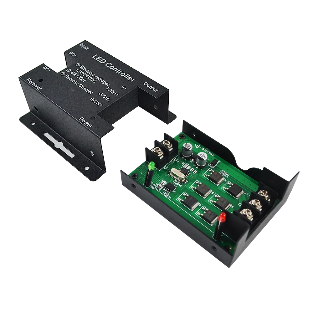 LED Strip RF RGB Remote Controller 6 Keys Touch Remote DC12-24V wireless smart light Dimmer  Strip  Controller