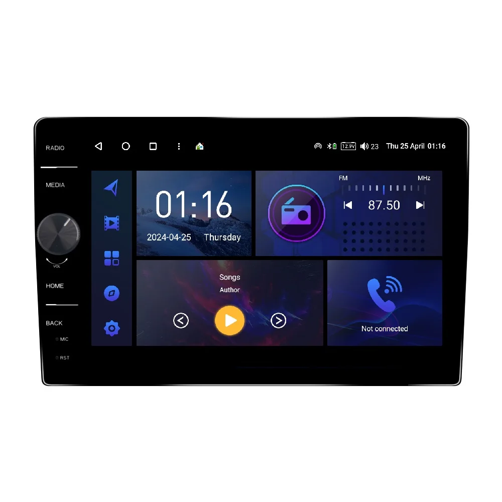 s7, 9inch unilateral knob, 8+256G, support 360, 4G, car navigation, universal car dvd player for all models