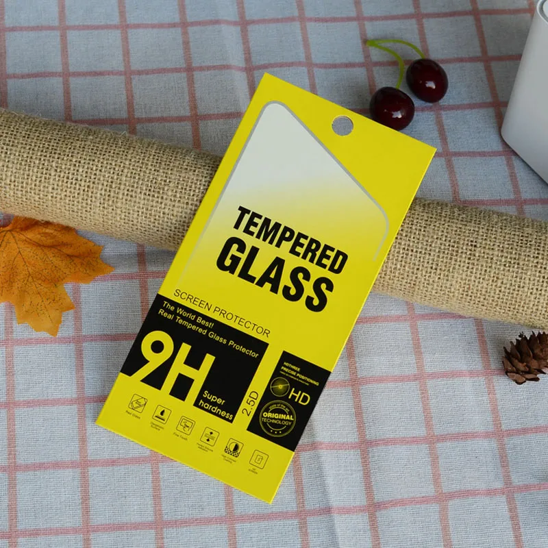 Custom Phone Tempered Glass Packaging Box Film Packing for Electronic Products