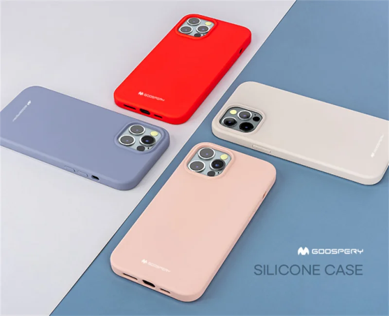 Original Mercury Liquid Silicone Case For Xiaomi redmi note 9 9A For Huawei P Smart Silicone Back Cover