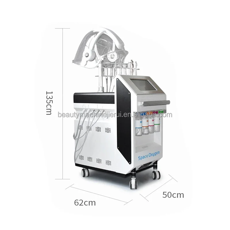 Hot Selling Pdt Skin Rejuvenation Oxygen Facial Spray Gun Water Hydrodermabrasion Oxygen Jet Peel Facial Machine