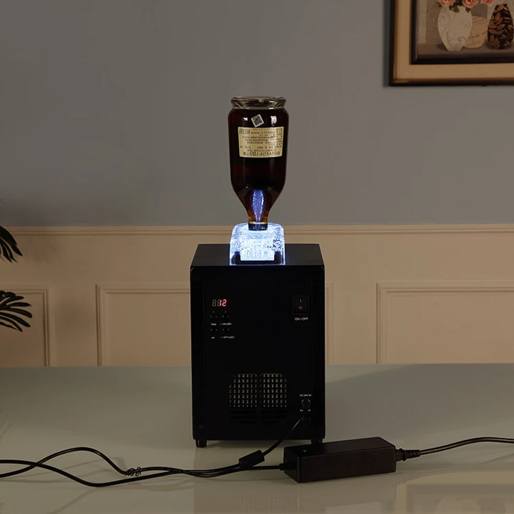 Compressor Refrigeration Wine Martell Bottle Cooler Bar Liquor Shot Chiller Dispenser