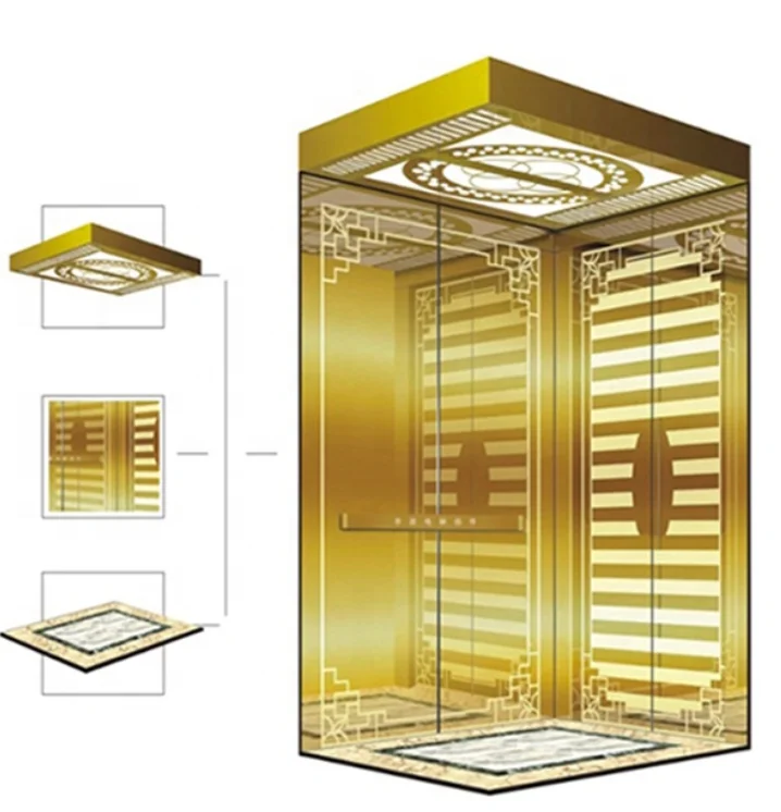 Shanghai Fuji small passenger elevators price for homes in china with 6 person
