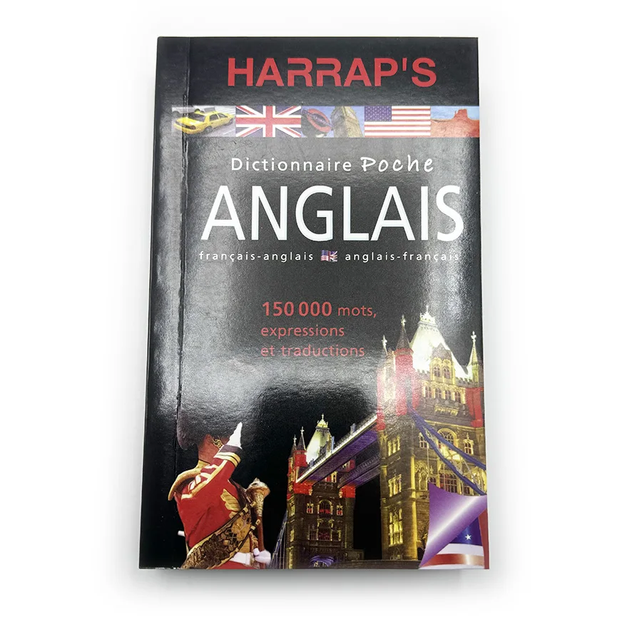 Cheap School Learning Books Softcover Africa Dictionary Custom Textbook French Dictionary