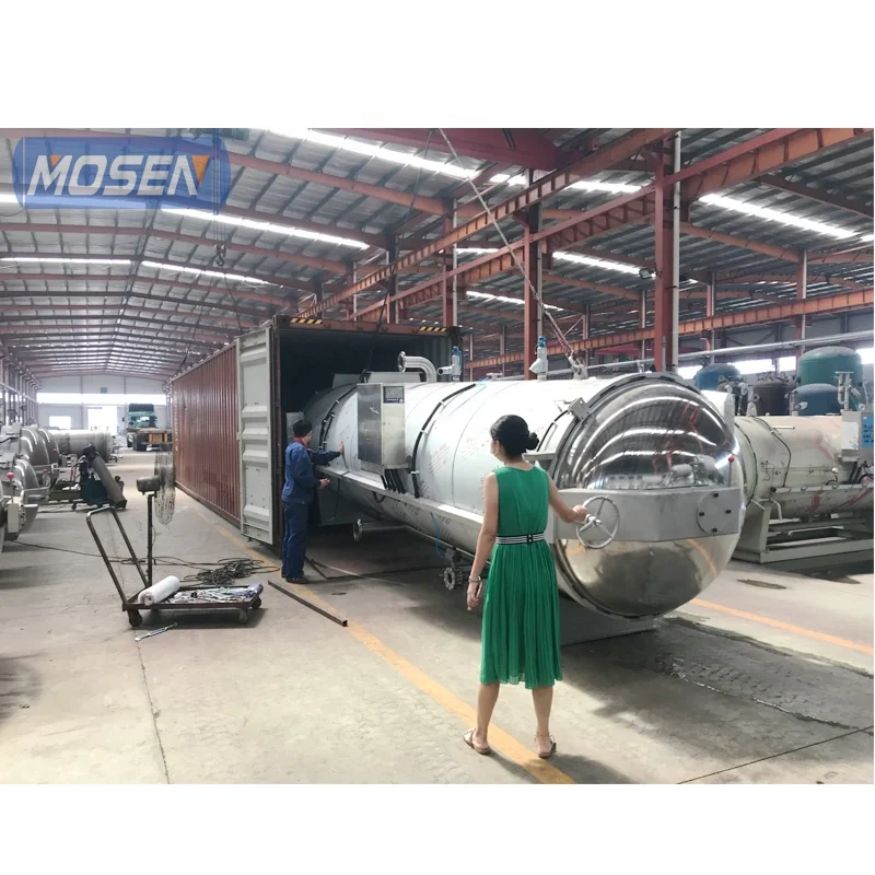 Industrial pressure small Tuna Fish Chunks Canning retort machine sterilizing