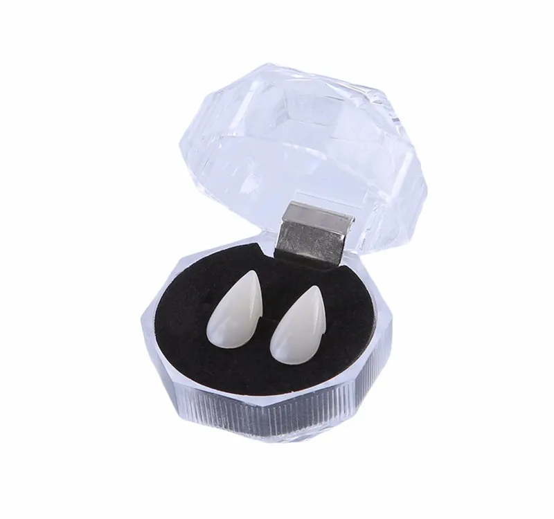 1 Pair Vampire Teeth Halloween Party Dentures Props Vampire Zombie Devil Fangs Teeth Party Toys