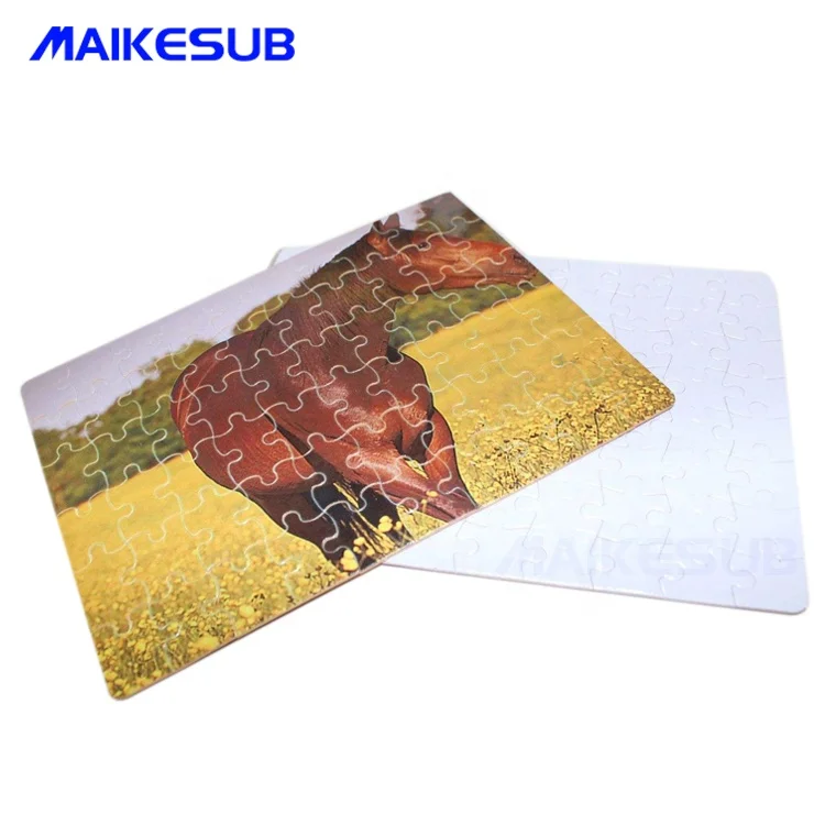 A4 205*297mm sublimation jigsaw paper puzzle for hot selling