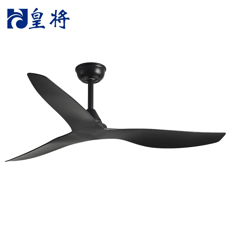 Top Selling Product Simple Style Pure Color 45 52 Inch 220V Remote ABS 3 Blades Modern Ceiling Fan