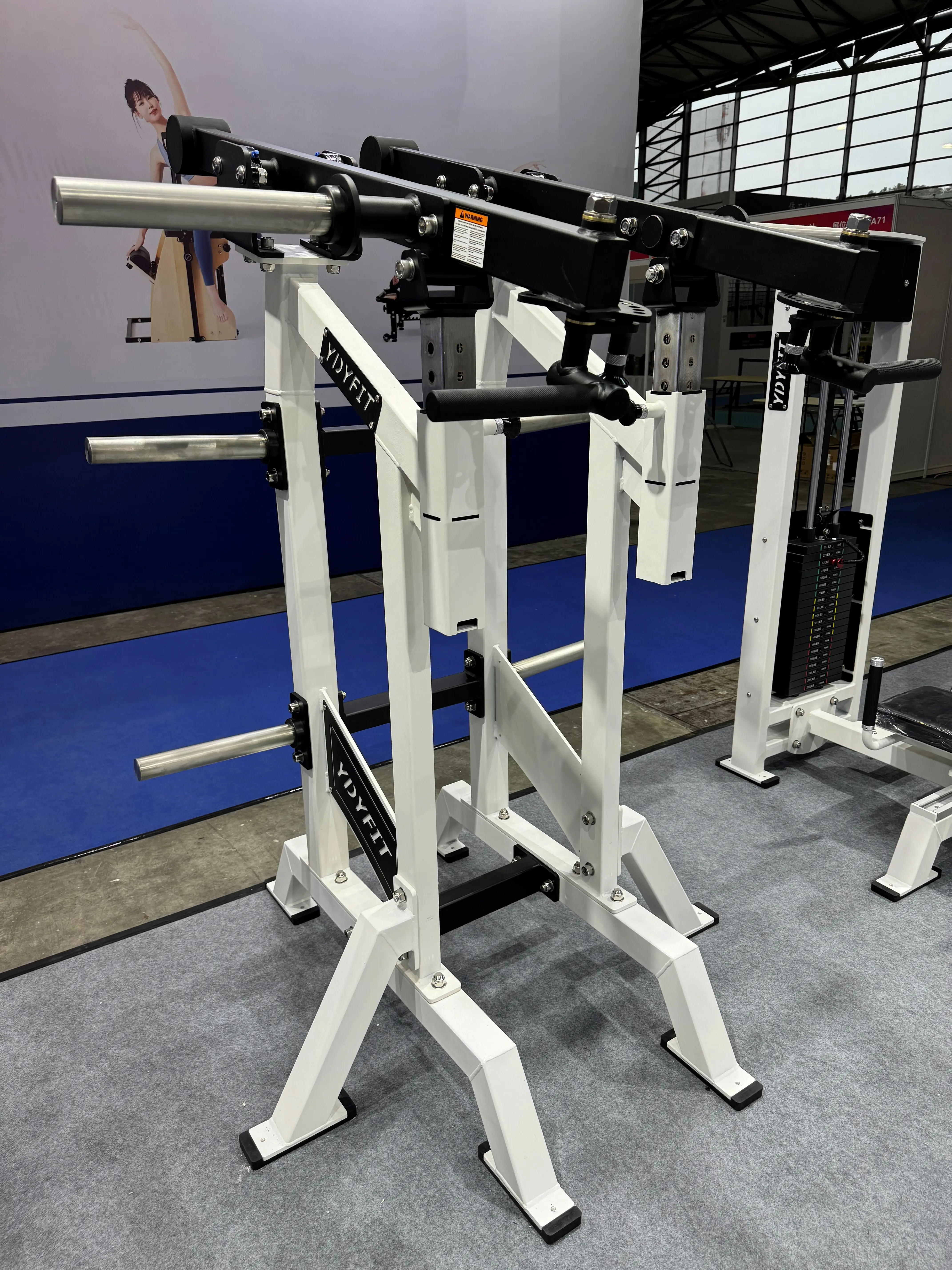 Shoulder press with Plate Loaded Machines Fitness center for the standing up exercise shoulder muscle VIKING PRESS new design