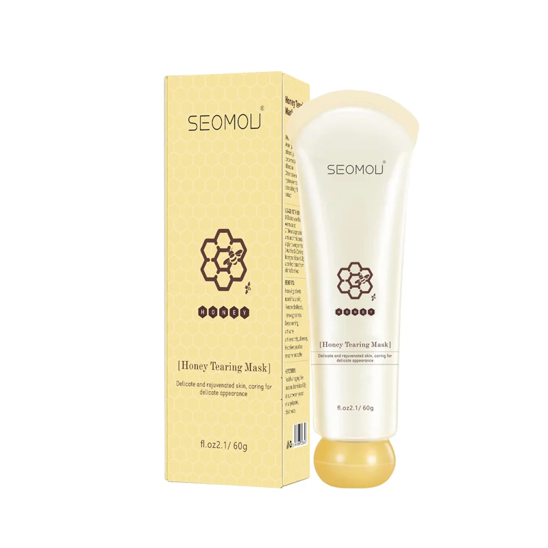 SEOMOU Wholesale peeling face mask Honey Tearing Mask Korean Skin Care Moisturizing and Hydrating Skin peeling mask
