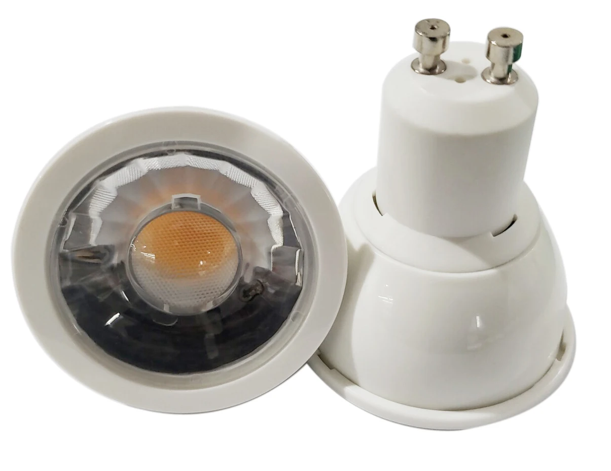 Benory тусклое до теплого освещения 6 Вт CRI80 CRI90 2000-3000K CCT затемняемый с задней кромкой теплый тусклый GU10 Светодиодный прожектор