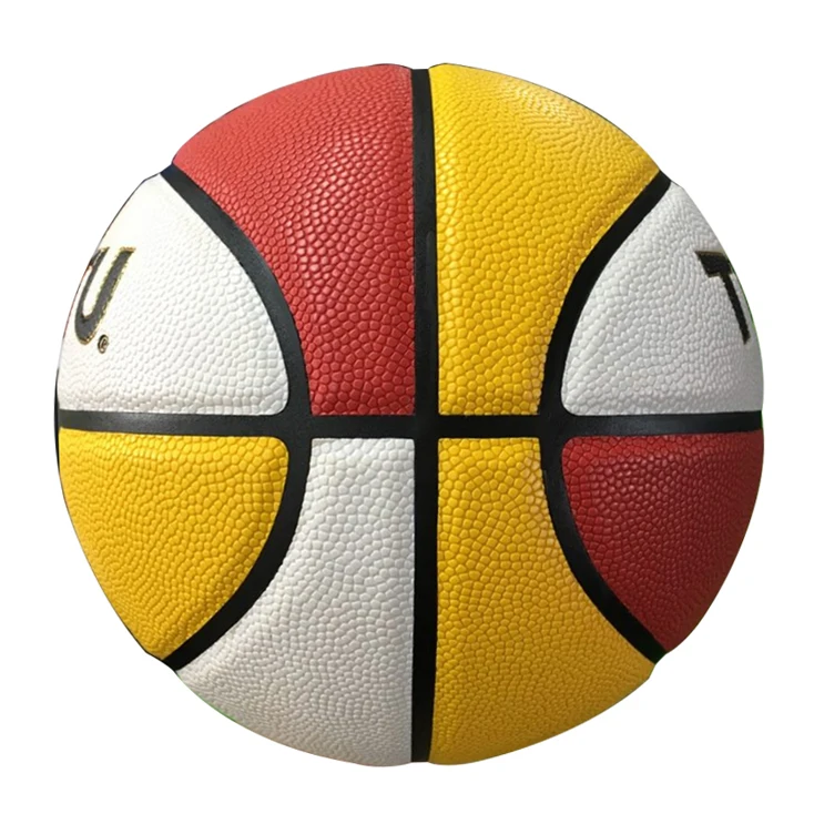 Team sport rubber bladder basketball