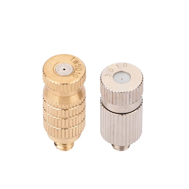 2 Stage High Pressure Misting System Fog Nozzle,Water Mist Spray Nozzle,Anti-drip Water cooling Mist Spray Nozzle