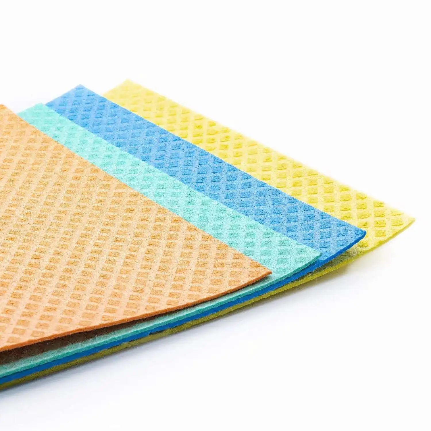 Eco Friendly Cotton Wood Pulp Hand Towel Reusable Cellulose Cleaning Absorbent Swedish Sponge Cloth For Kitchen