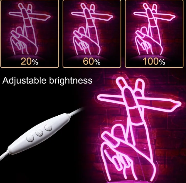 2024 No MOQ  New Arriving neon light sign for bedroom home party decoration electronical signs