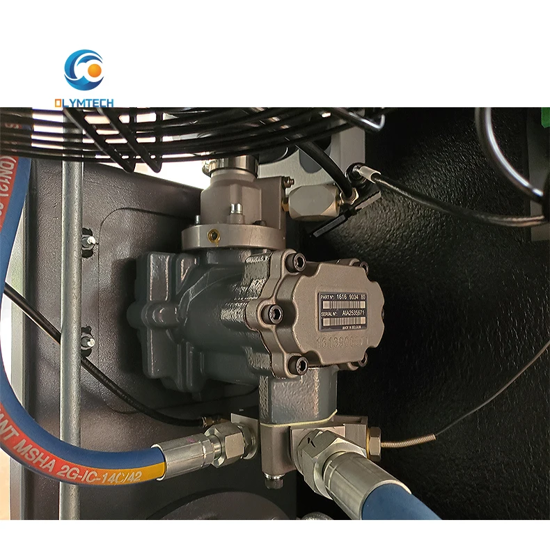 Linghein Silent Compressor 10Hp 15Hp 20Hp 30Hp Belt Compressor Using Atlas Copco Air End High Quality Tank Air Compressor