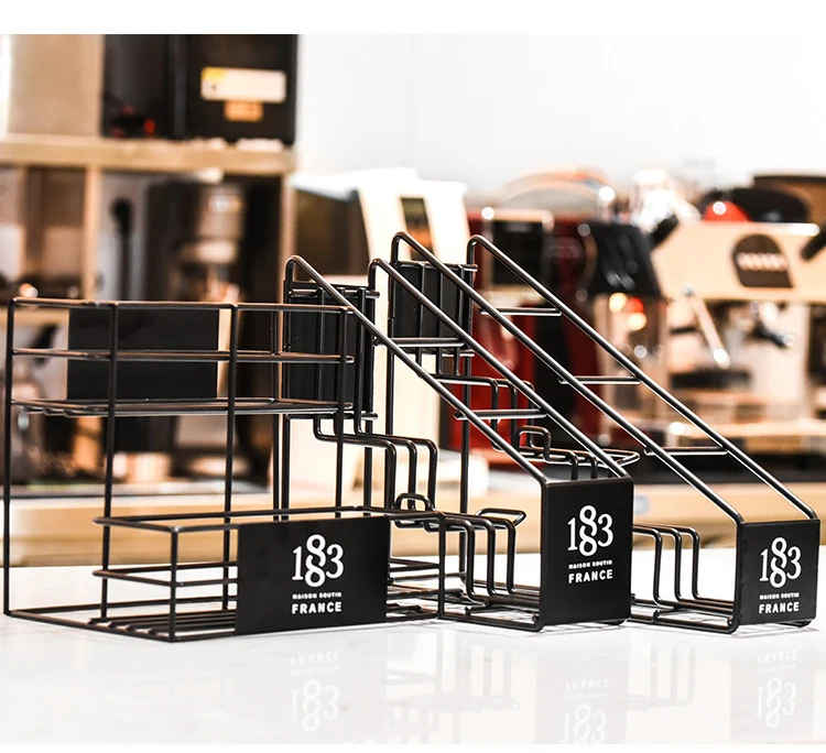 Smoothies syrup display storage rack syrup organizer holder stand shelf for juice sauce coffee shop jelly wine oil juice