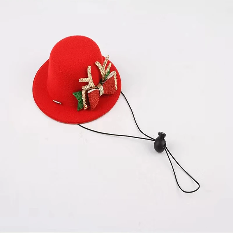 Pet Christmas  Hat Dog Cat Police Hat Pet Dress Up Accessories for Halloween Christmas Cosplay Role Play Party Photo Props