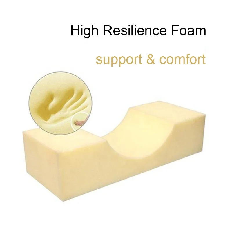 
luxury custom logo beauty eyelash extension ergonomic design eyelashes extension neck pillow 