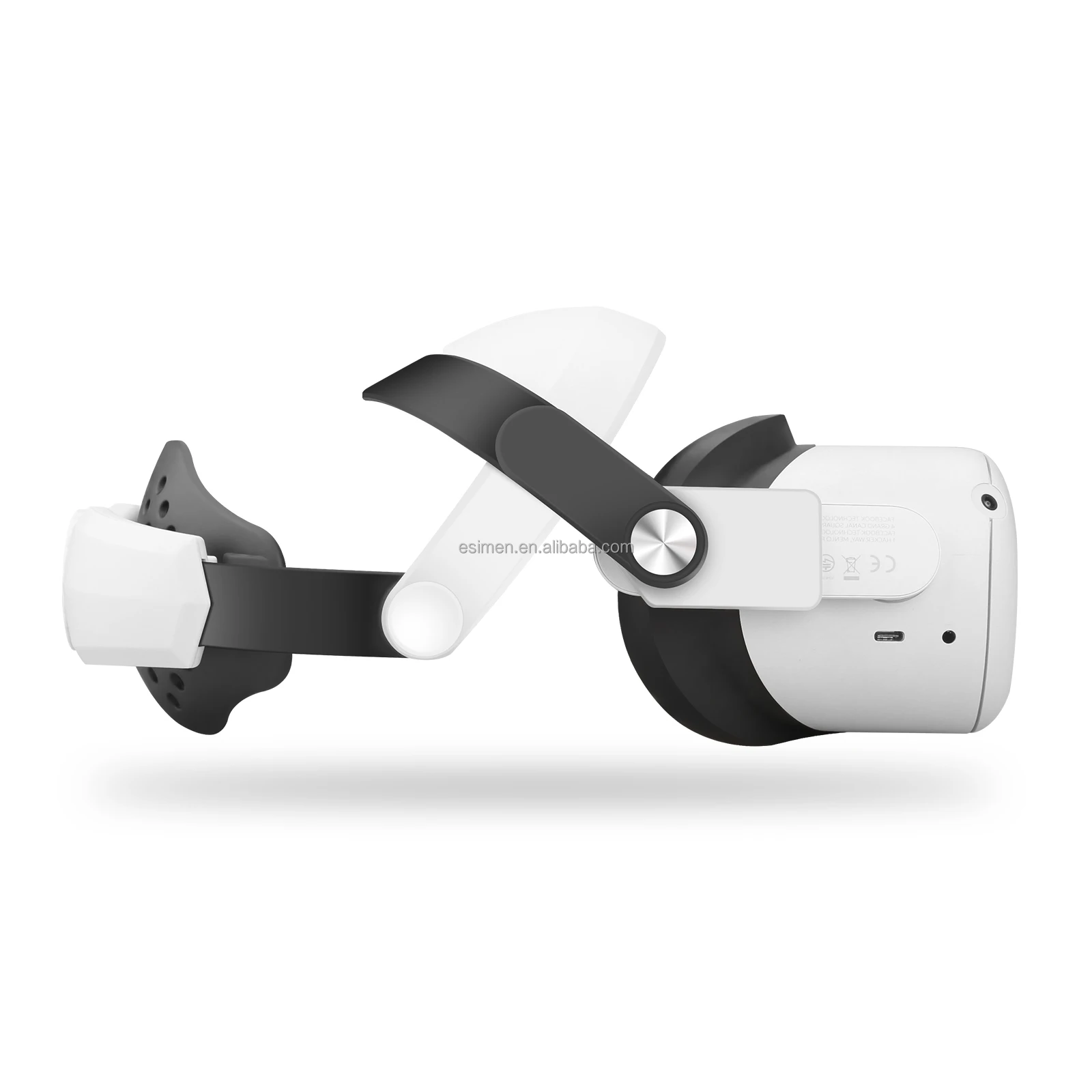 Силиконовая крышка для лица VR + ремни для головы для ремня Oculus Quest 2 Halo, регулируемый ремешок для уменьшения давления головы для Oculus Quest 2 Elite