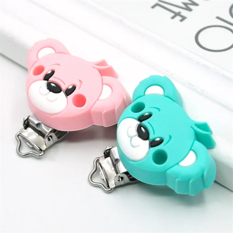 2021 Hot Sell Baby Pacifier For Baby Bottle Nipple Dummy Holder Case Silicone Chain Soother Clip