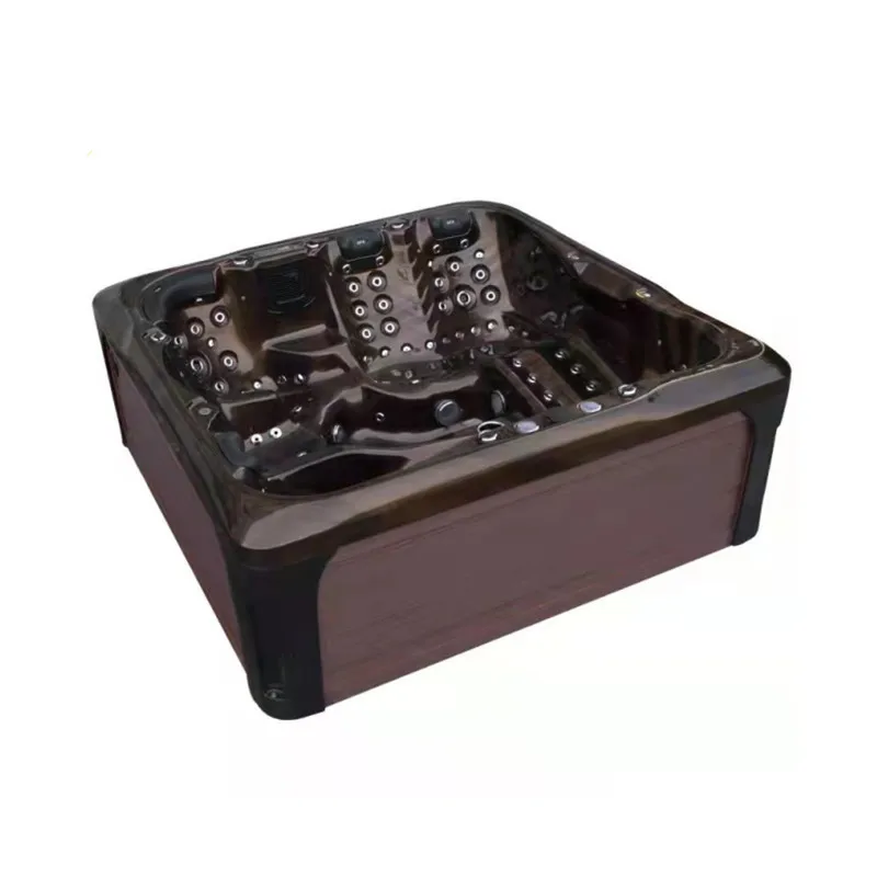 5 People Spa Bathtub Whirlpool Freestanding Acrylic Shell Outdoor Spa Pool