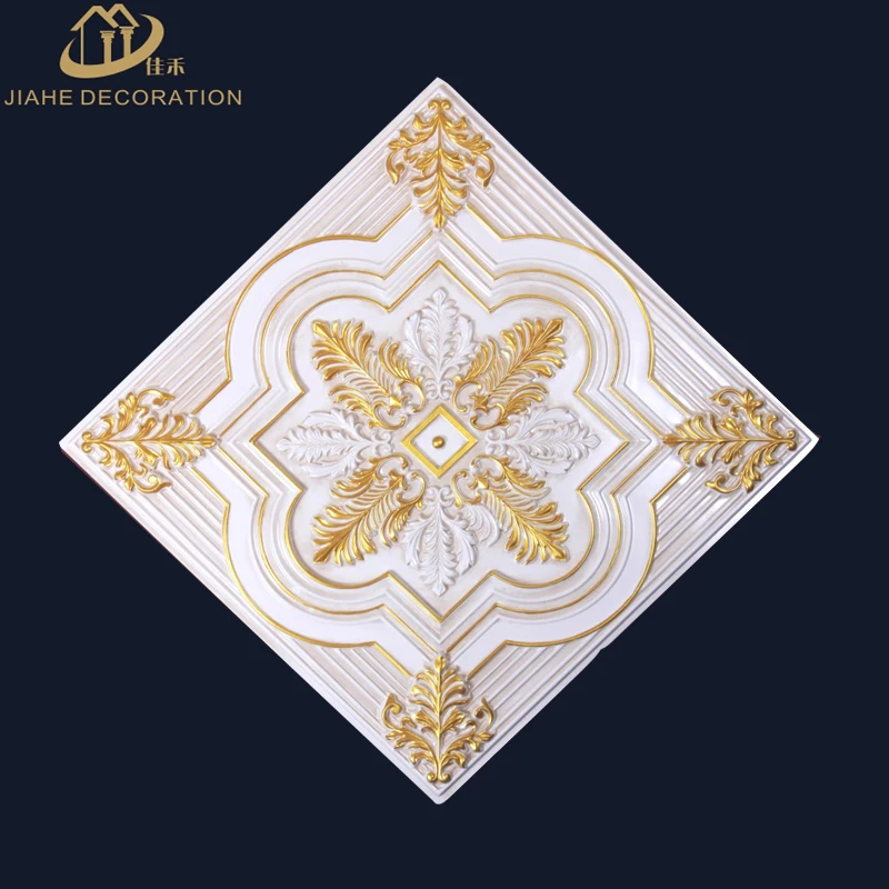 
drop design 3D solid suspended polyurethane foam artistic ceiling style PU ceiling tiles for decor fittings 