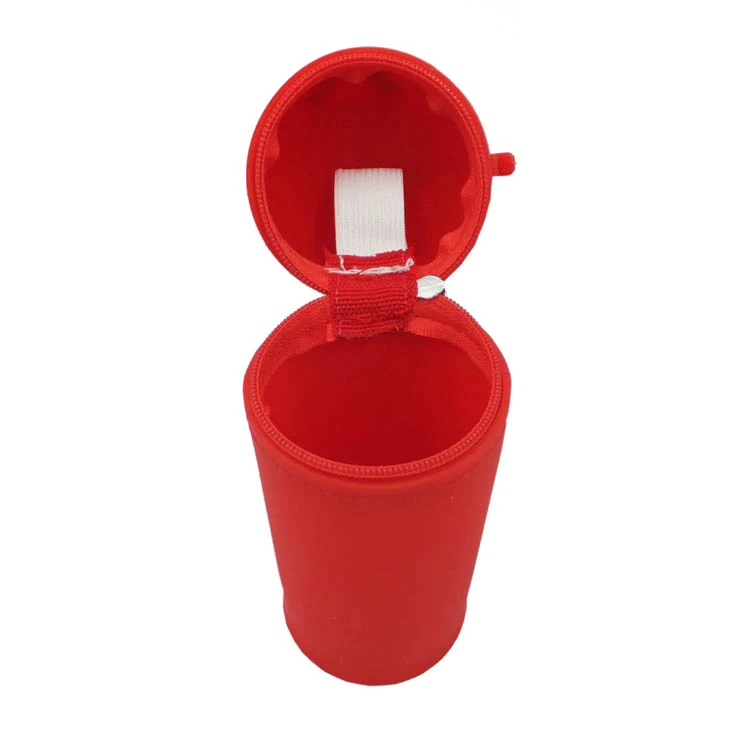 
2019 Wholesale Customized Cute Product Silicone Pen Bag School Pencil Case 