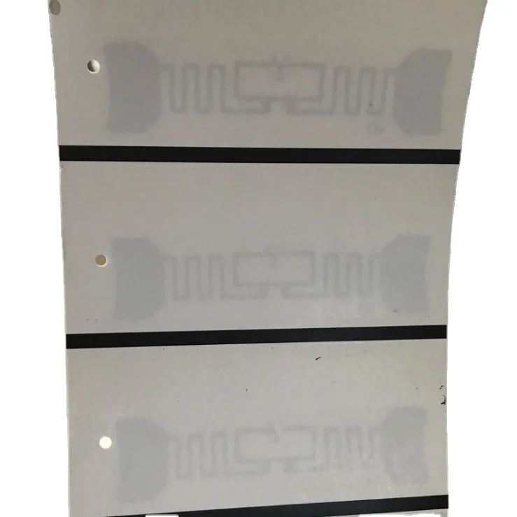 Индивидуальная бирка, наклейки, этикетки с большим радиусом действия, дешевые рулоны пассивной бумаги, UHF RFID этикетка