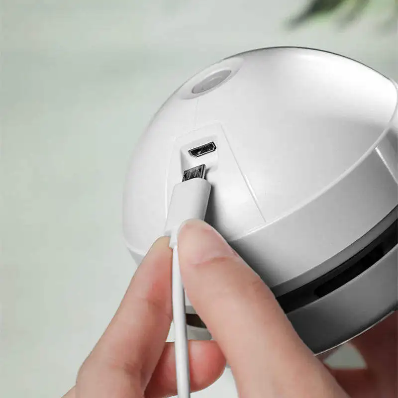 YIZHI Portable Dry Dust Sweeper Small Office Desktop Keyboard Cleaner Machine Table Mini Handheld Desk Vacuum Cleaner For Home