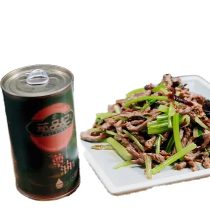 
Canned Tin Flavor Oil with Mushroom cooking & coating oil for vegetable Flavor Seasoning 