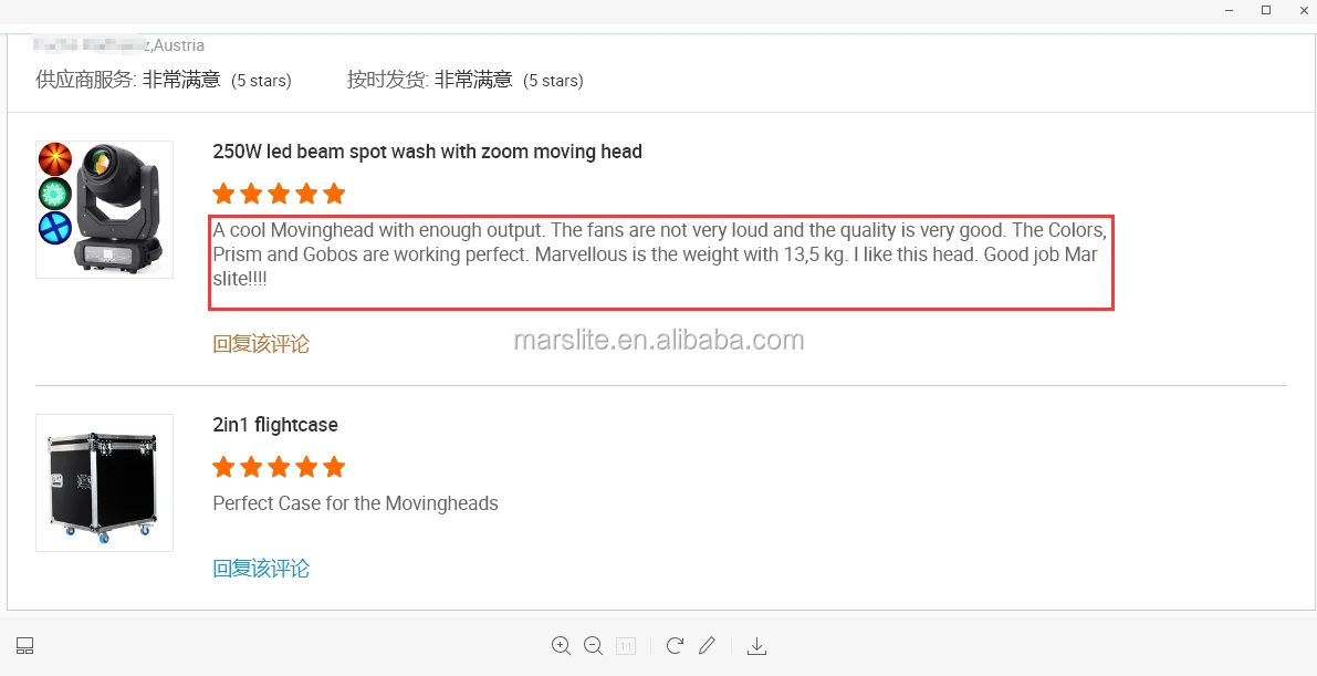 250W LED Moving Head Zoom Professional Dj Sharpy Beam Light Club Stage Led Beam