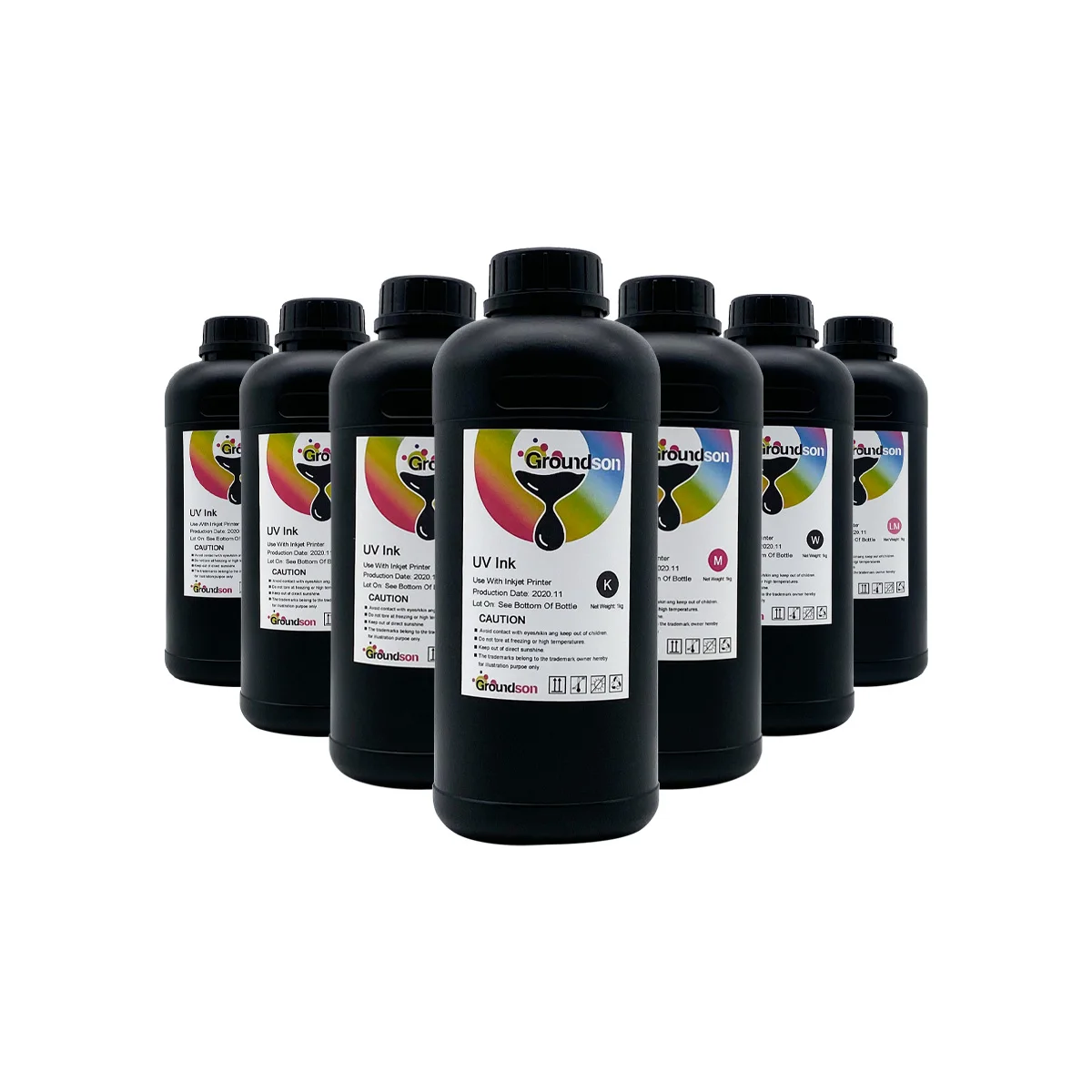 Great Quality UV Curable Ink for Konica Printhead compatible for Agfa Jeti 1224 UV Printer