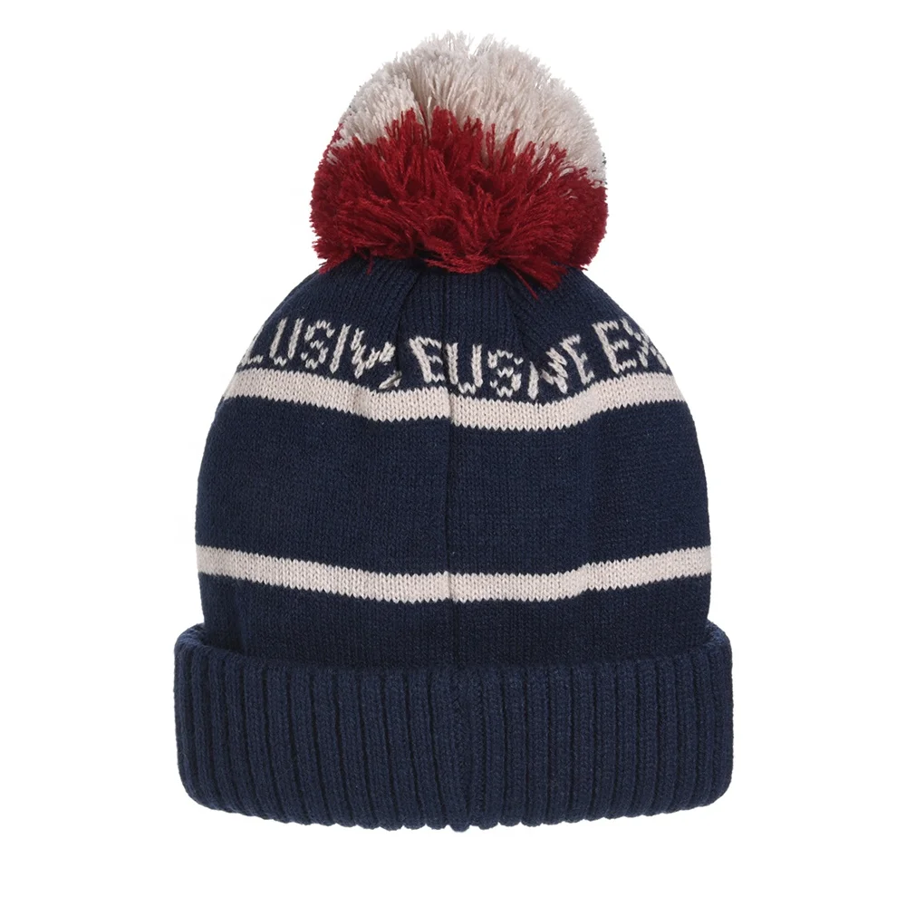  wholesale Custom Your Own Embroidery Logo 100% Acrylic Beanie Knitted Warm Winter Cap