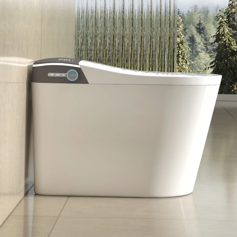 110v/220v Porcelain Automatic European Bathroom Sensor Auto Flush Bidet Wc Intelligent Bowl Smart Toilet